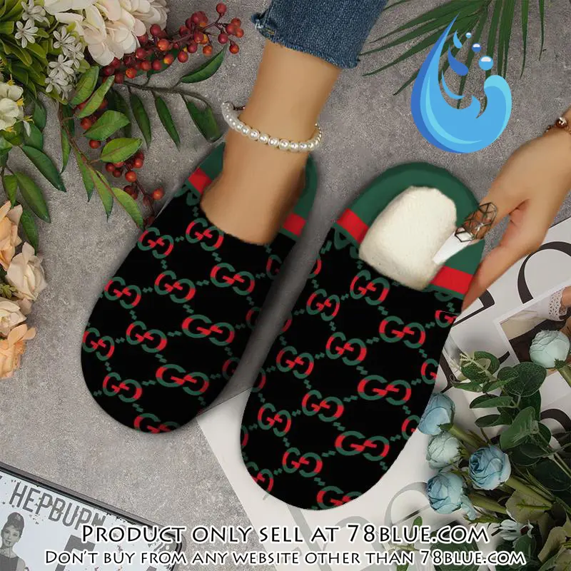 Gucci fleece slippers luxury inhouse slippers ihs1005 78b1503696